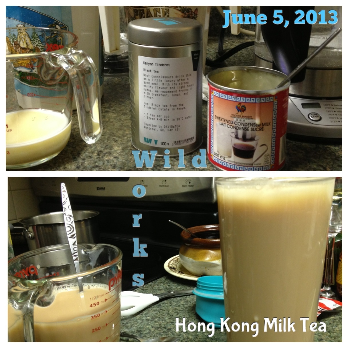 Hong Kong Milk Tea Frame